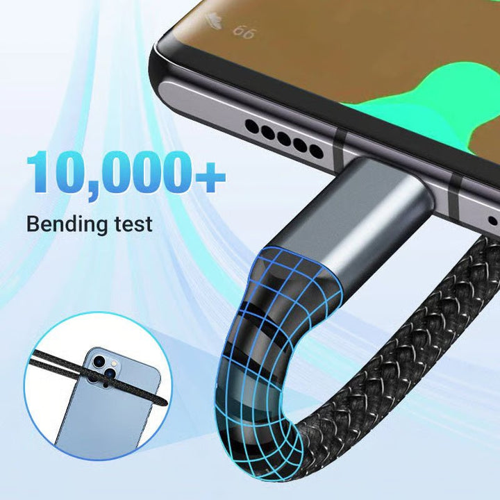 BowLift | LIGHTLINK – Transparent 3-in-1 Super Fast Charging Cable with LED Glow