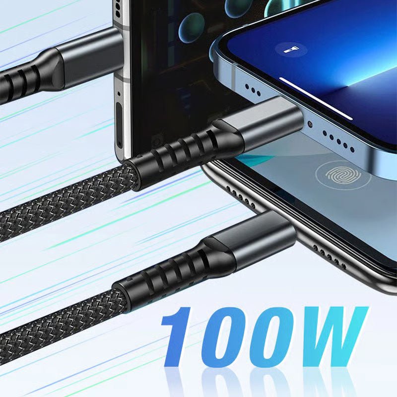 BowLift | LIGHTLINK – Transparent 3-in-1 Super Fast Charging Cable with LED Glow