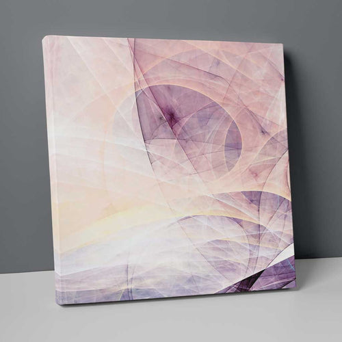 Abstract Fractal Lilac Pink Lilac No. 1 Print on Canvas | Bowlift