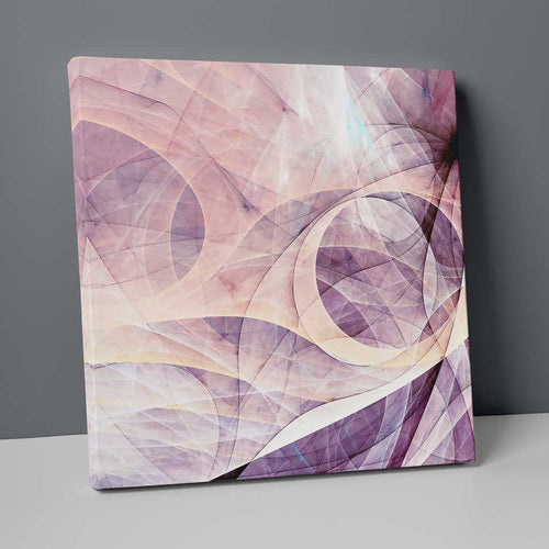 Abstract Fractal Lilac Pink No. 2 Print on Canvas | Bowlift