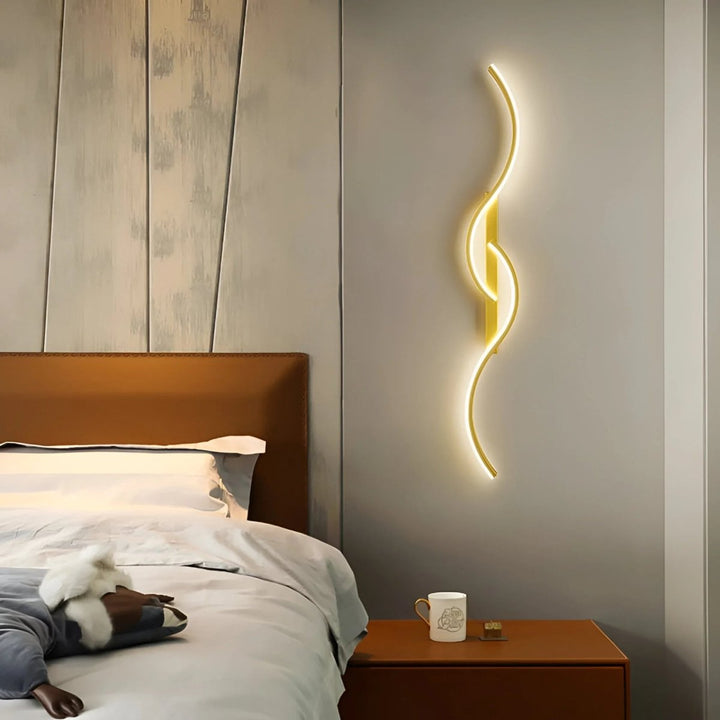 BowLift | LINEALUX – Curved LED Wall Sconce for Modern Ambient Lighting