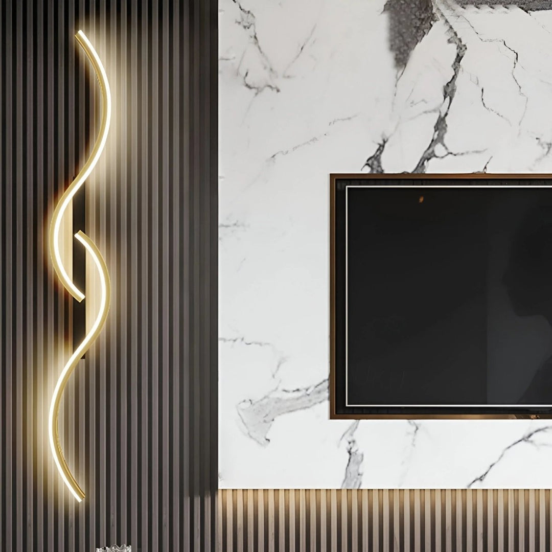 BowLift | LINEALUX – Curved LED Wall Sconce for Modern Ambient Lighting