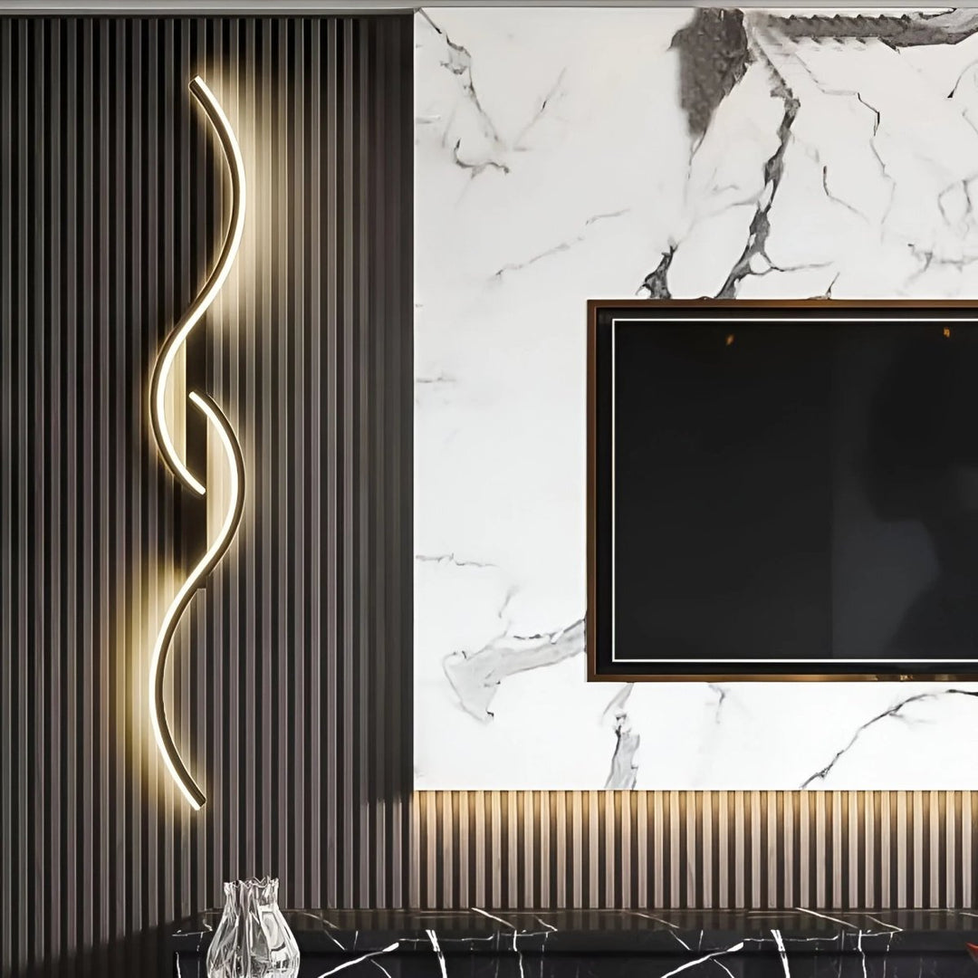 BowLift | LINEALUX – Curved LED Wall Sconce for Modern Ambient Lighting