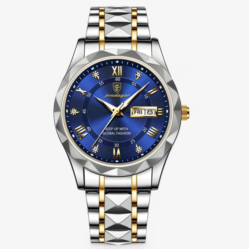Men's Automatic Watch Classic Leather Band 40mm | Bowlift