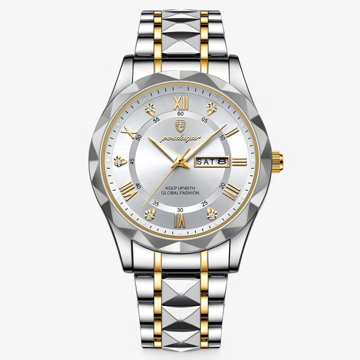 Men's Automatic Watch Classic Leather Band 40mm | Bowlift