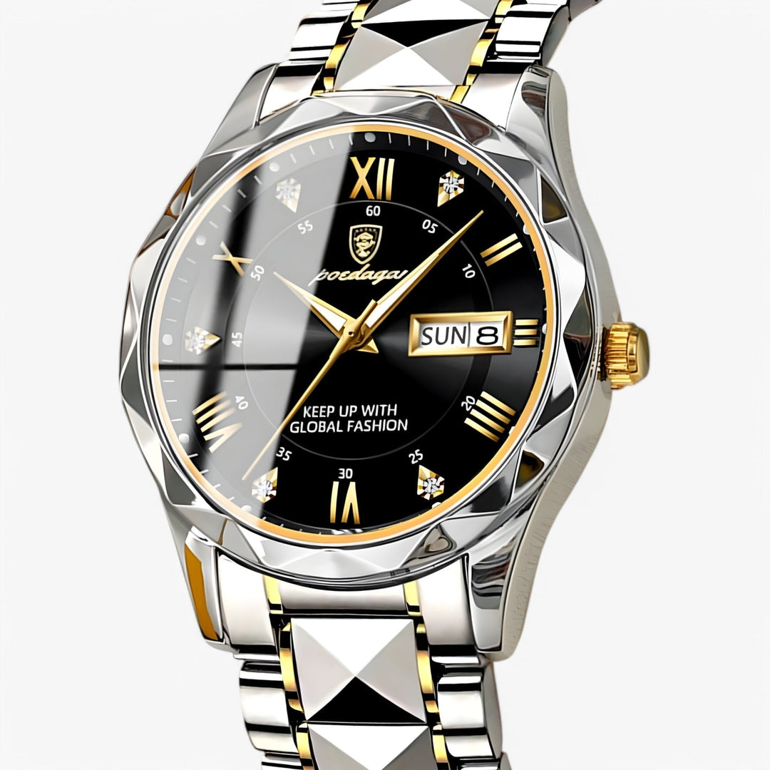 Men's Automatic Watch Classic Leather Band 40mm | Bowlift