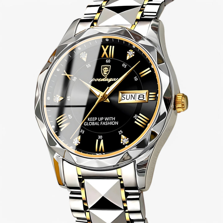Men's Automatic Watch Classic Leather Band 40mm | Bowlift