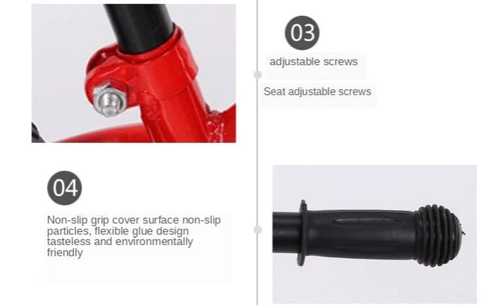 Balance bike 12" puncture-proof & non-slip handle | Bowlift
