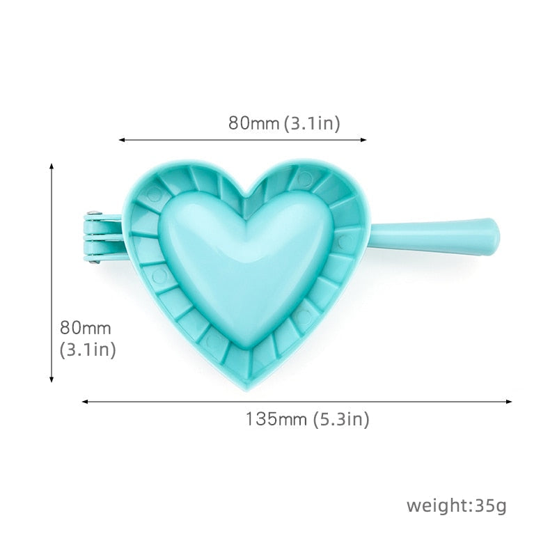 Love Shape Dumpling Mold Plastic Mold Large Kitchen Accessories | Bowlift