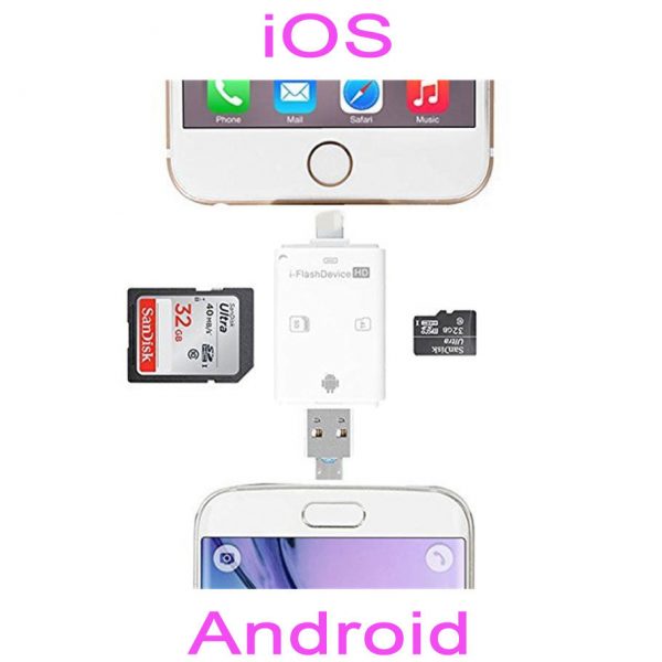 BowLift | QuickTransfer USB Stick and SD Card Reader – Quickly Transfer Files from iPhone, Android and More