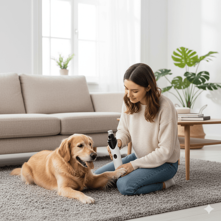 BowLift | LUCKYNAIL – Quiet Electric Pet Nail Grinder with USB Rechargeable Power