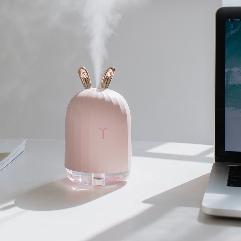 BunnyAir Children's Humidifier – With Night Light and LED Lighting | Bowlift