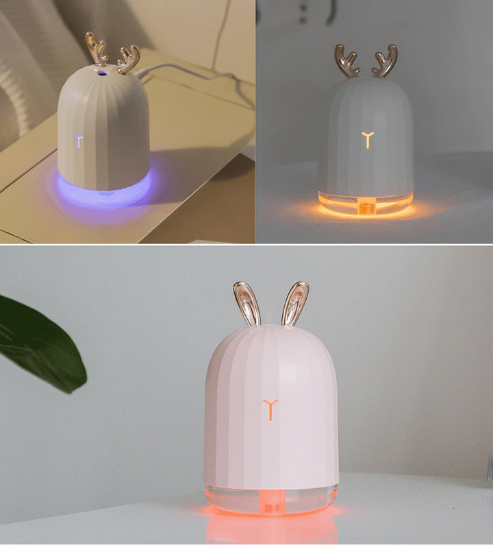 BunnyAir Children's Humidifier – With Night Light and LED Lighting | Bowlift