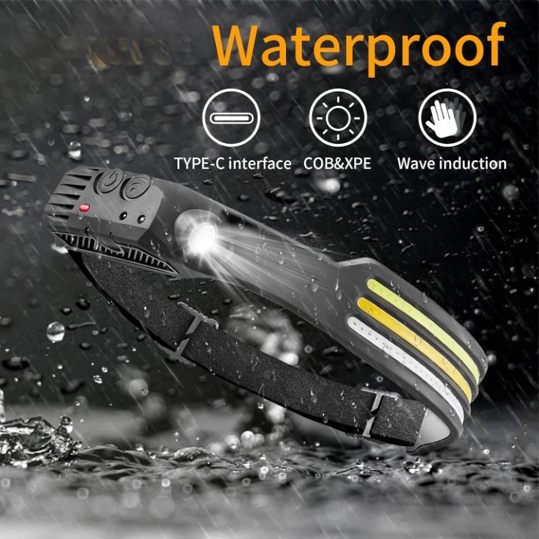 BowLift | LED Headlamp 230º with Adjustable Brightness and Lightweight Design for Camping, Hiking, and Outdoor Activities