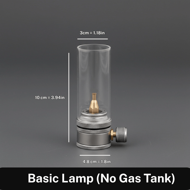 BowLift | LUMETRA – Adjustable Butane Camping Lamp for Flexible Light Settings
