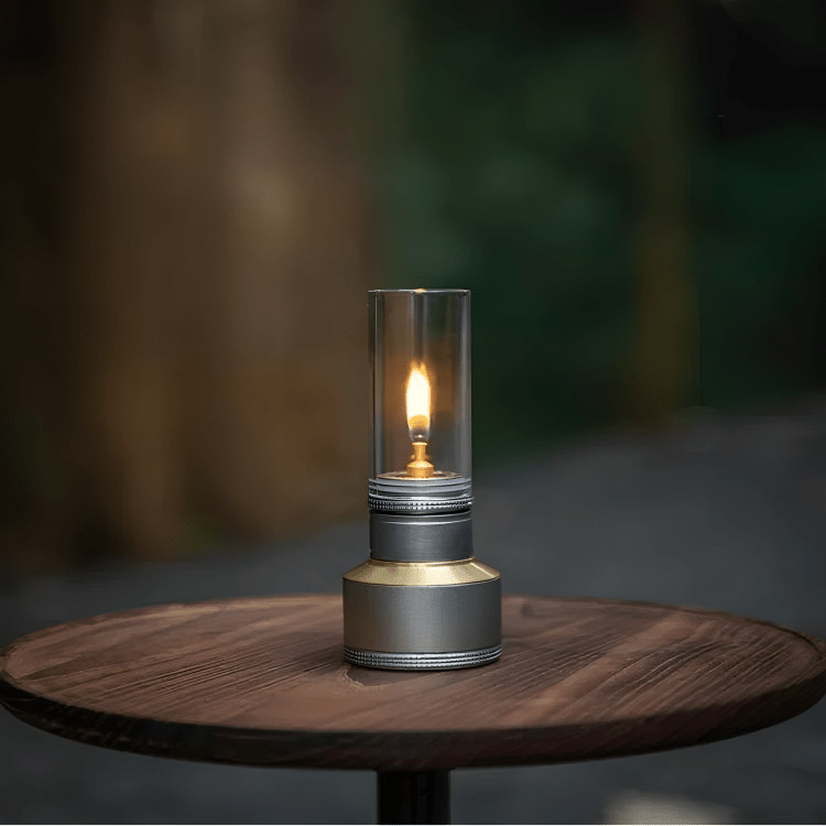 BowLift | LUMETRA – Adjustable Butane Camping Lamp for Flexible Light Settings