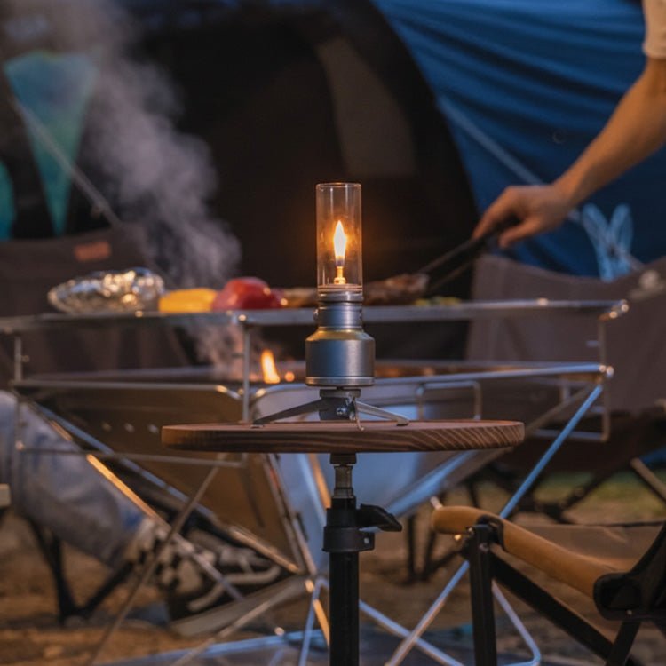 BowLift | LUMETRA – Adjustable Butane Camping Lamp for Flexible Light Settings