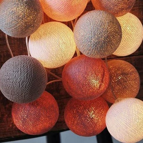 BowLift | LumiBall - Fun Cotton Light-Up Ball String Lights