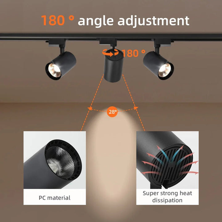 BowLift | LumiBeam – LED Spotlight with Adjustable Beam Angle