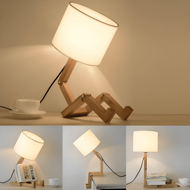 BowLift | LUMIBOT – Flexible Wooden Lamp for Personalized Lighting