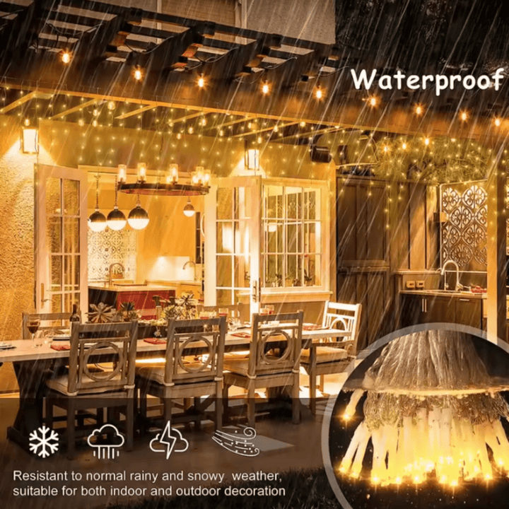 BowLift | LUMICURTAIN – LED Garden Curtains for Sparkling Outdoor Ambiance