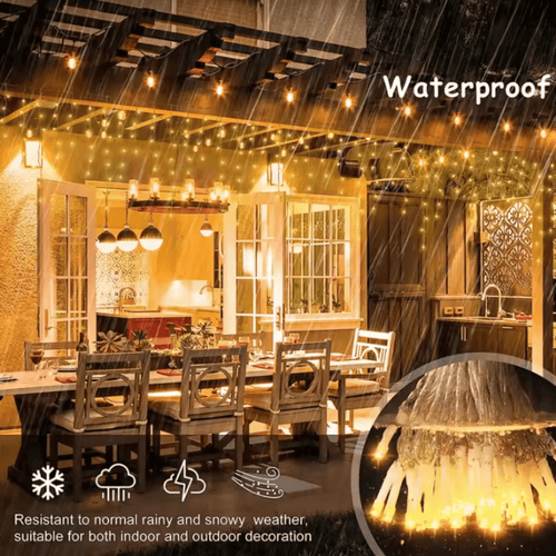 BowLift | LUMICURTAIN – LED Garden Curtains for Sparkling Outdoor Ambiance