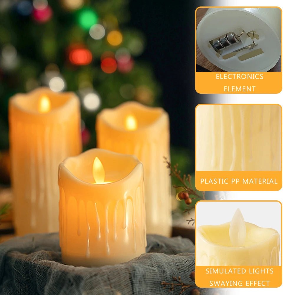 BowLift | LumiFlame – LED Candles with Realistic Flickering Light