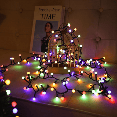 BowLift | LUMIGLOW – Outdoor LED String Lights with Waterproof Globe Bulbs & 8 Lighting Modes