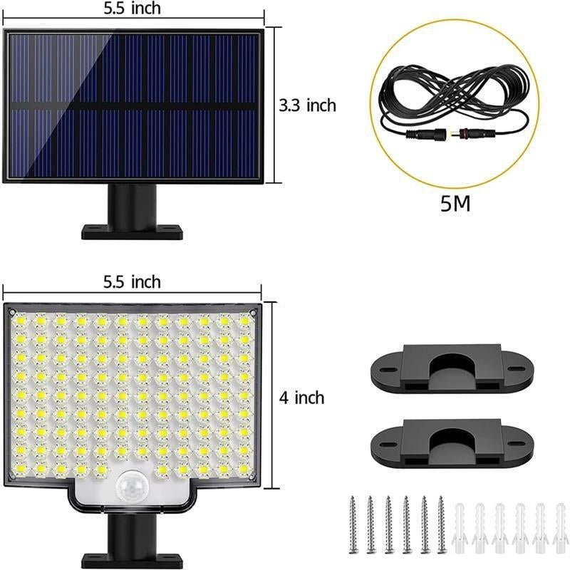 BowLift | Solaréon Outdoor Security Light | Waterproof solar wall light with motion detection