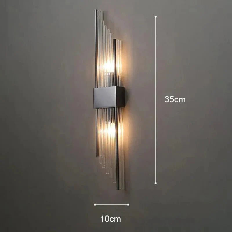 BowLift | Elegant Light - Crystal Wall Lamp - Golden Touch