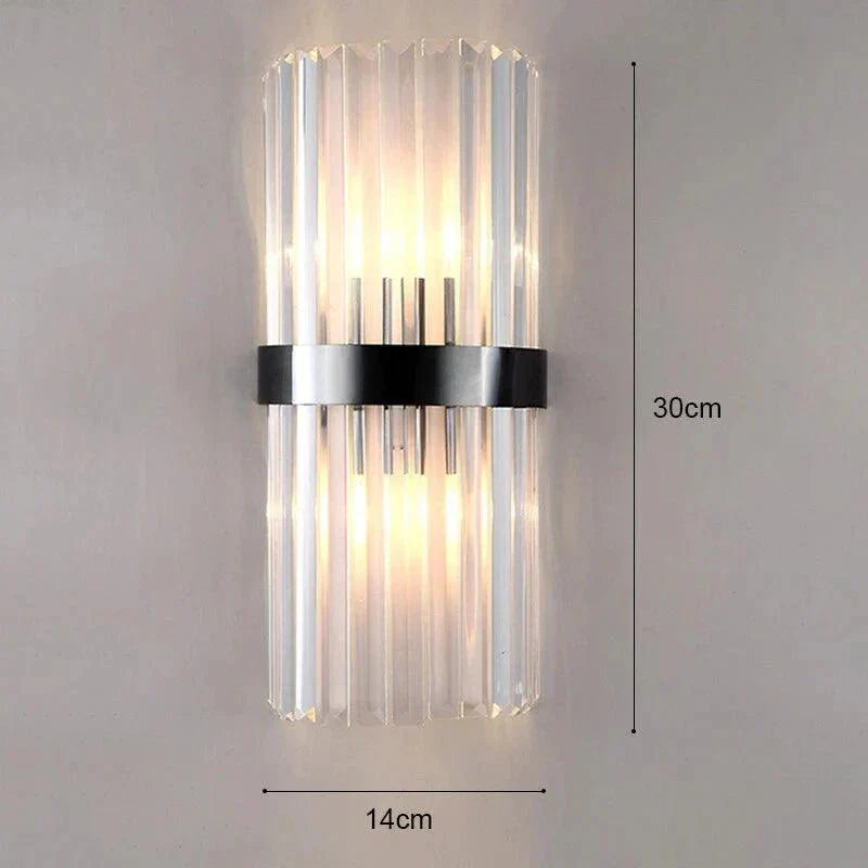 BowLift | Elegant Light - Crystal Wall Lamp - Golden Touch