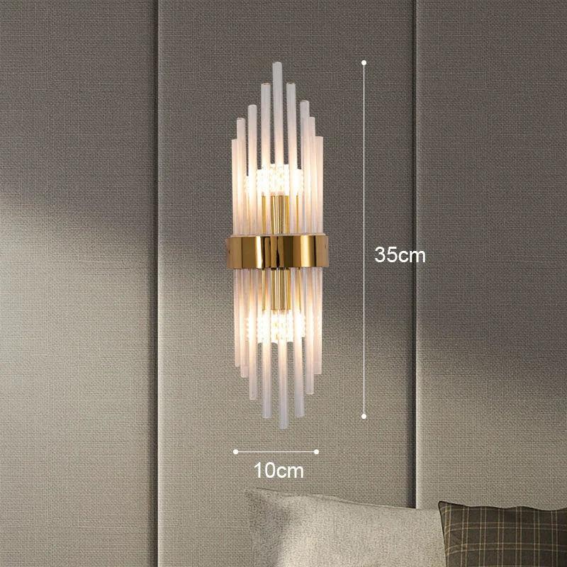BowLift | Elegant Light - Crystal Wall Lamp - Golden Touch