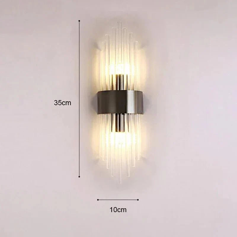 BowLift | Elegant Light - Crystal Wall Lamp - Golden Touch