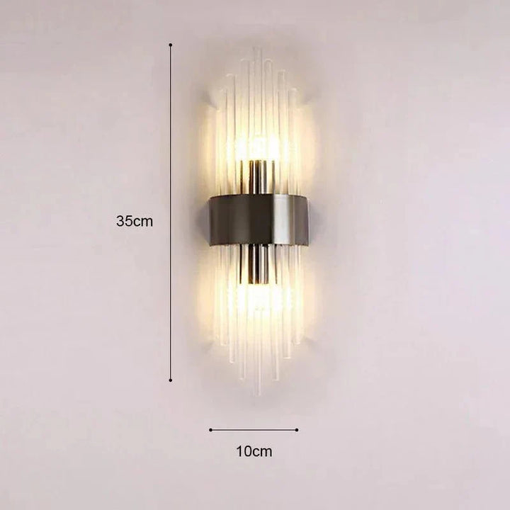BowLift | Elegant Light - Crystal Wall Lamp - Golden Touch