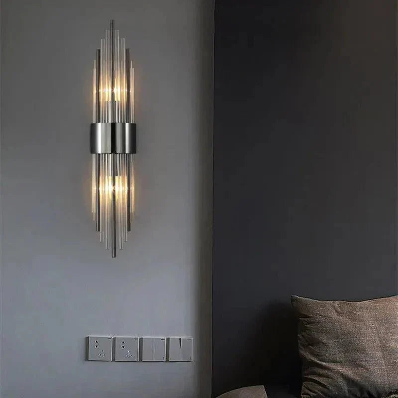 BowLift | Elegant Light - Crystal Wall Lamp - Golden Touch