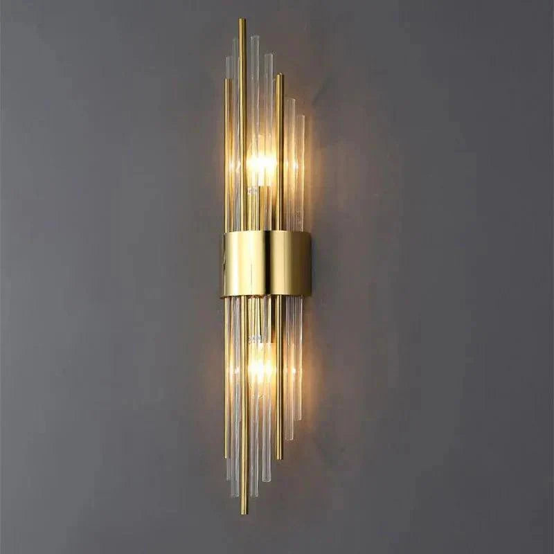 BowLift | Elegant Light - Crystal Wall Lamp - Golden Touch
