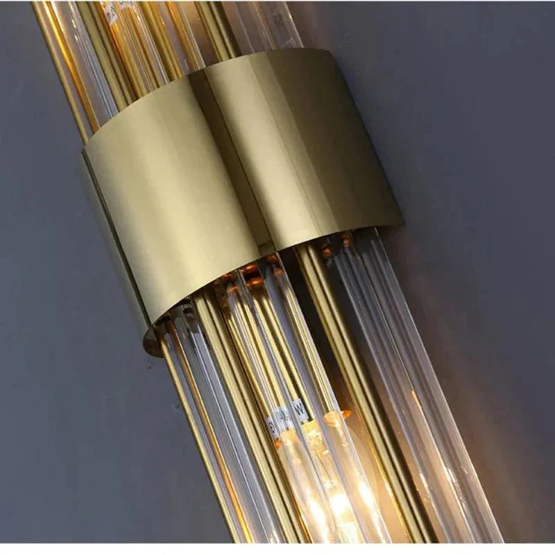 BowLift | Elegant Light - Crystal Wall Lamp - Golden Touch