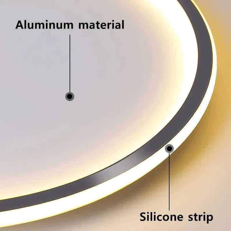 BowLift | AuraRing - Modern ceiling light - Minimalist design - Illuminate elegantly