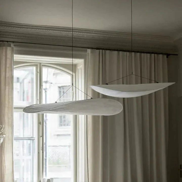 BowLift | EleganceLoom - Silk pendant lamp - Modern design - Chic and sophisticated