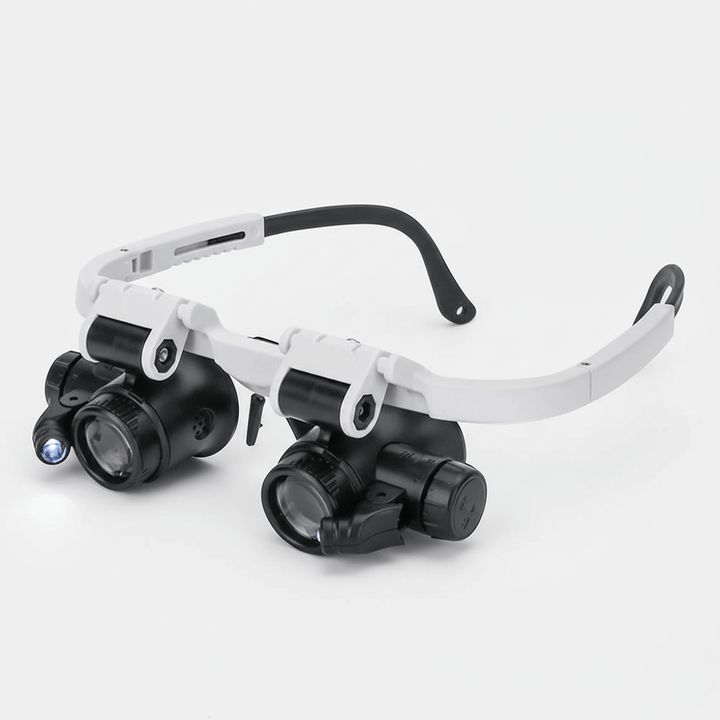 BowLift | LUMIVISOR – Adjustable LED Magnifying Glasses with 8x–23x Zoom