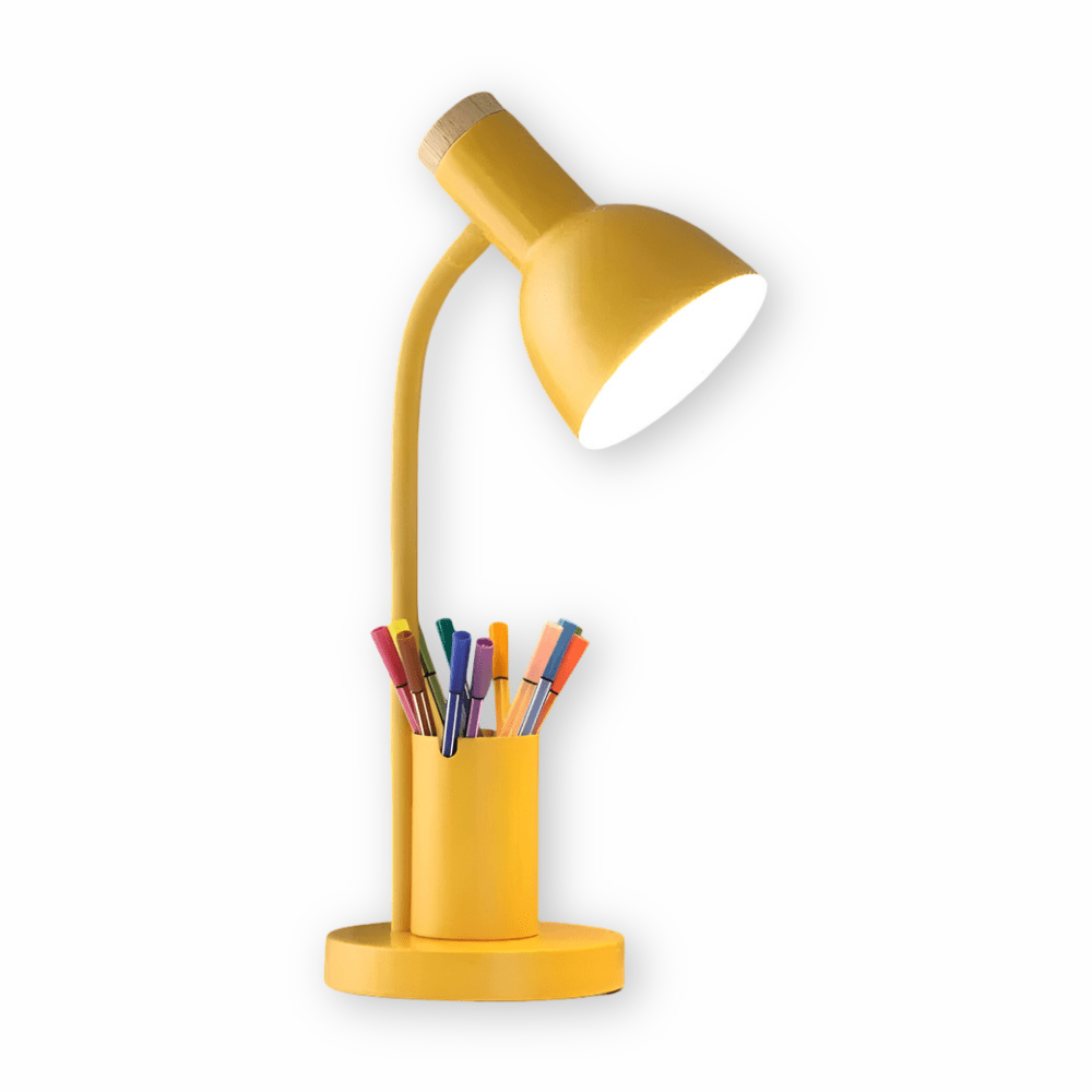 BowLift | LumoDesk – LED table lamp with pen holder for organization and lighting