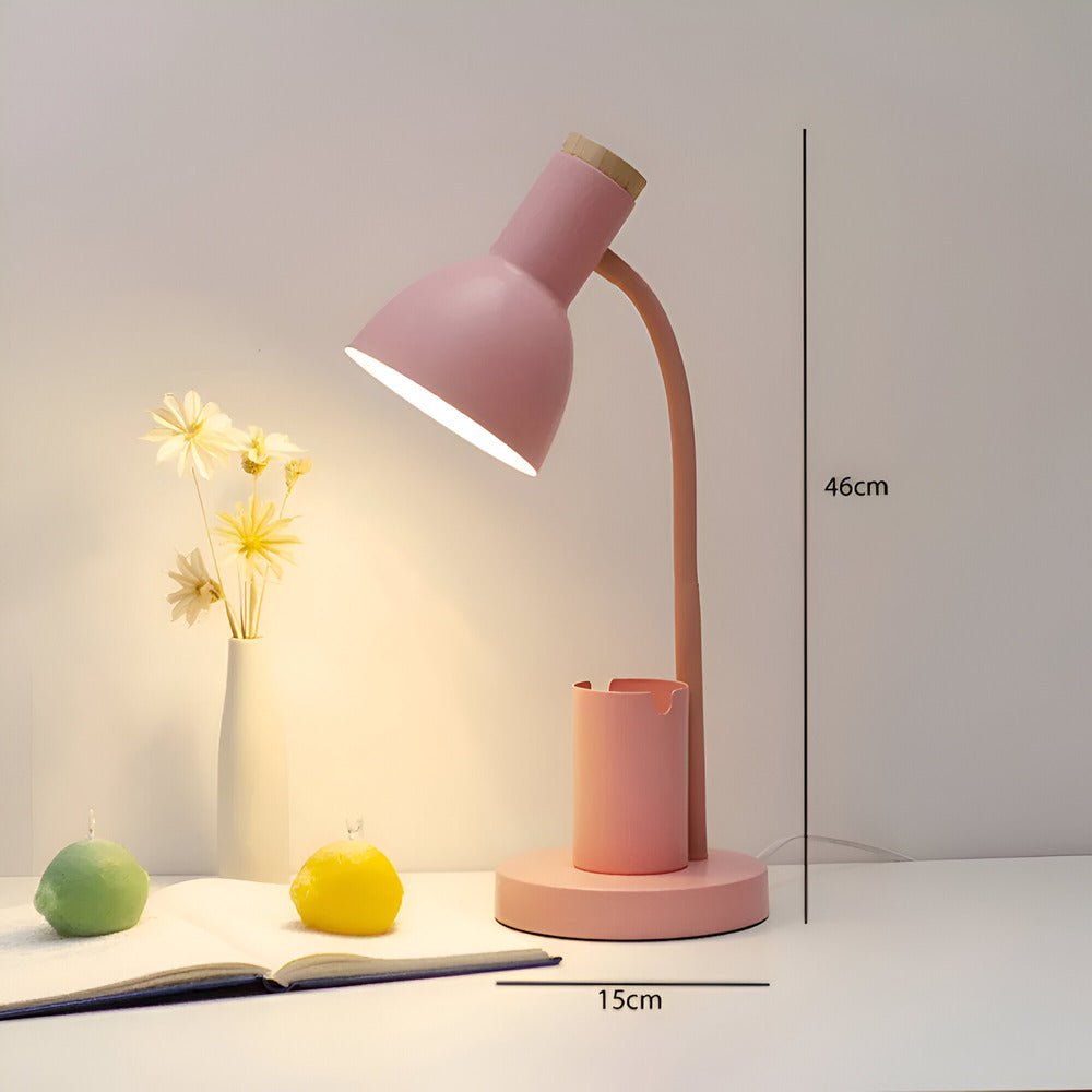 BowLift | LumoDesk – LED table lamp with pen holder for organization and lighting