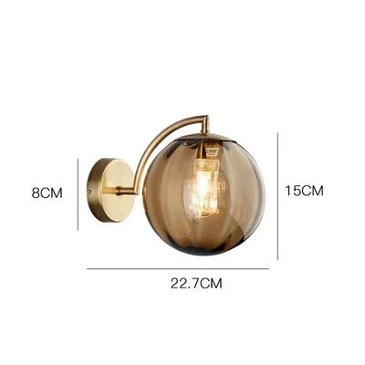 BowLift | Luxe Modern Glass Wall Light - CrystalGlow
