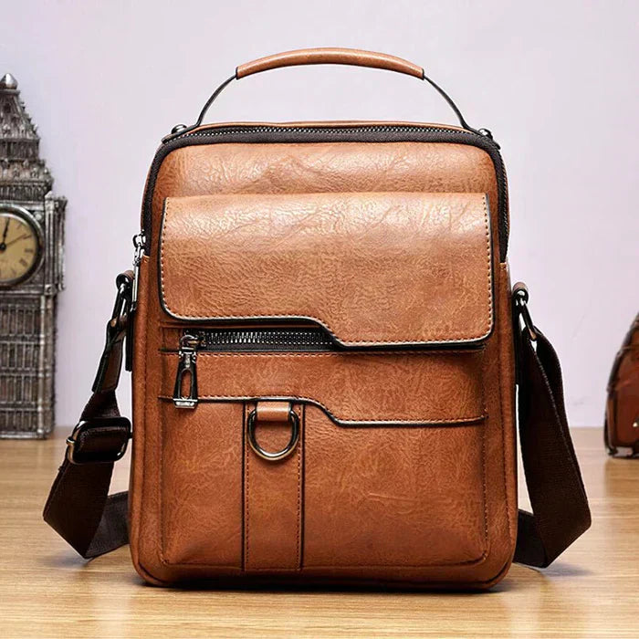 BowLift | LeatherLux Elegant Leather Shoulder Bag | High-Quality Design | Practical & Stylish for Everyday & Office