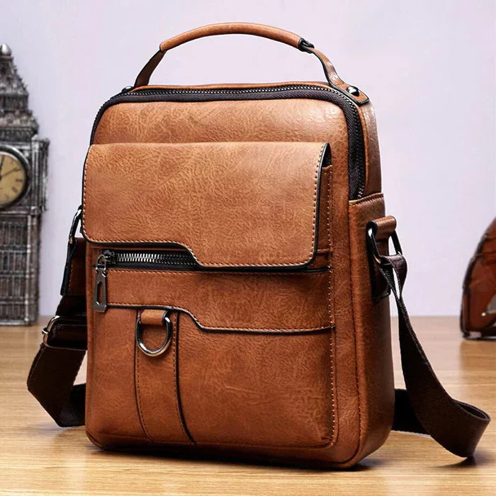 BowLift | LeatherLux Elegant Leather Shoulder Bag | High-Quality Design | Practical & Stylish for Everyday & Office