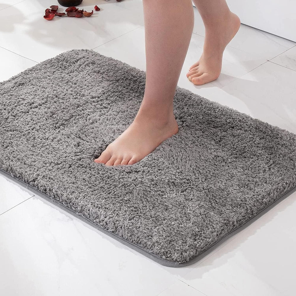 BowLift | Plush Microfiber Bath Mat Non Slip