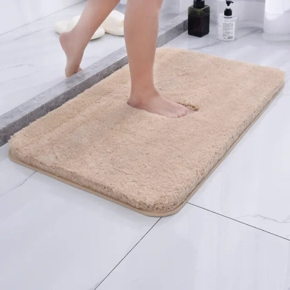 BowLift | Plush Microfiber Bath Mat Non Slip