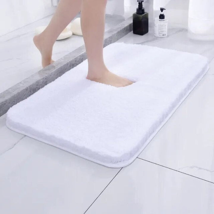 BowLift | Plush Microfiber Bath Mat Non Slip