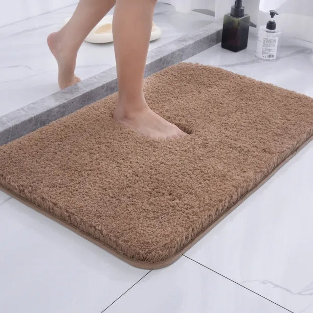 BowLift | Plush Microfiber Bath Mat Non Slip