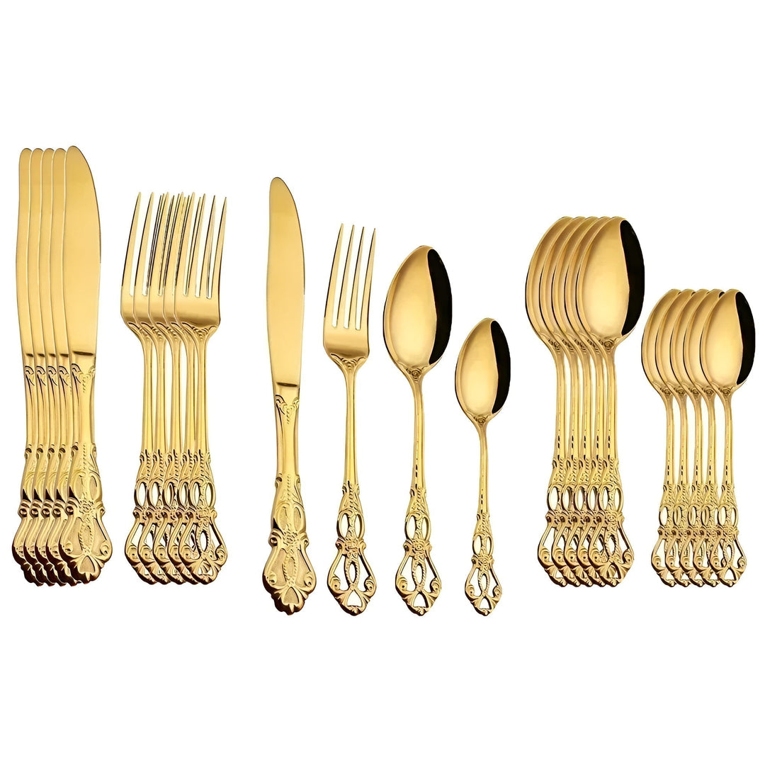 BowLift | Luxury 24-Piece Cutlery Set - RoyalCutlery